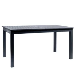 Mobili Da Giardino E Accessori-EuroGarden Tavolo da esterno allungabile in alluminio grigio 210/152x89x75 cm