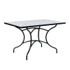 EuroGarden Mobili Da Giardino E Accessori|Tavolo da esterno "mediterranea" in ferro con top piastrelle 120x80x75 cm