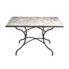 Mobili Da Giardino E Accessori-EuroGarden Tavolo da esterno "pompei" in ferro con top piastrelle gres 120x80x75 cm