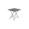 Mobili Da Giardino E Accessori- Tavolo da esterno pieghevole solaria "orta" in ferro antracite 70x70x74 cm