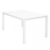 Mobili Da Giardino E Accessori|Tavolo da giardino allungabile elica garden "formentera" in alluminio bianco 200/300x100x75 cm