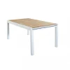 Mobili Da Giardino E Accessori|Tavolo da giardino allungabile elica garden "cayman" in alluminio bianco e polywood 160/240x95x74 cm