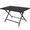 Mobili Da Giardino E Accessori- Tavolo da giardino pieghevole elica garden "alabama" in alluminio antracite 77x130x73 cm
