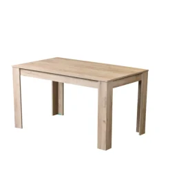 Tavoli-BellaHome Tavolo da pranzo "granada" rifinito quercia, 135x80x74 cm