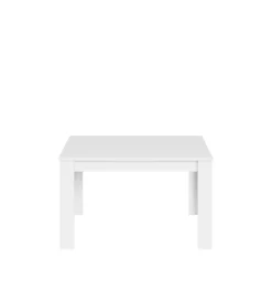 Tavoli|Tavolo da pranzo estensibile bianco lucido, 140-190x90x78 cm