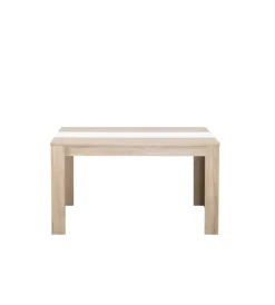 BellaHome Tavoli|Tavolo in quercia con fascia centrale bianca o grigia, 135x80,5x74,5 cm