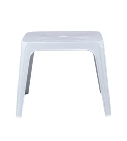 Mobili Da Giardino E Accessori- Tavolo per bambini "baby dady" in polipropilene bianco 48x56x45 cm