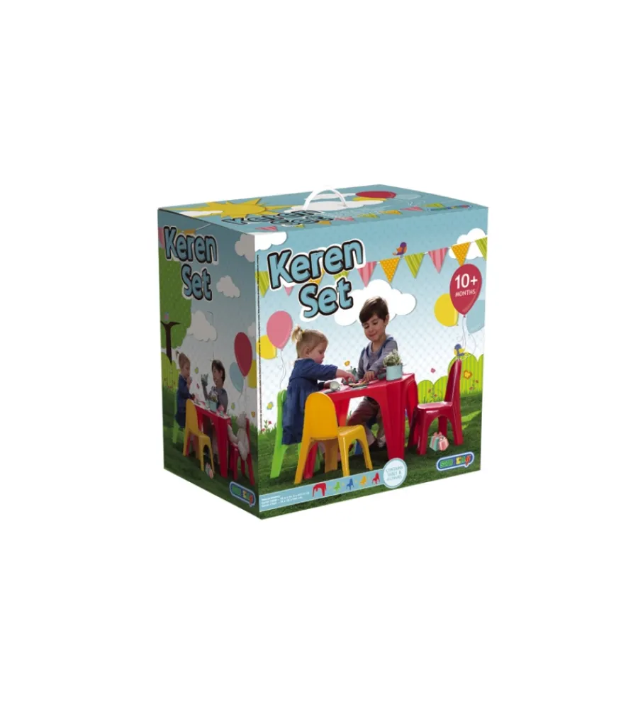 Giochi E Casette Bimbo- Tavolo pic nic da esterno per bambini con 4 sedute modello "4 amici"