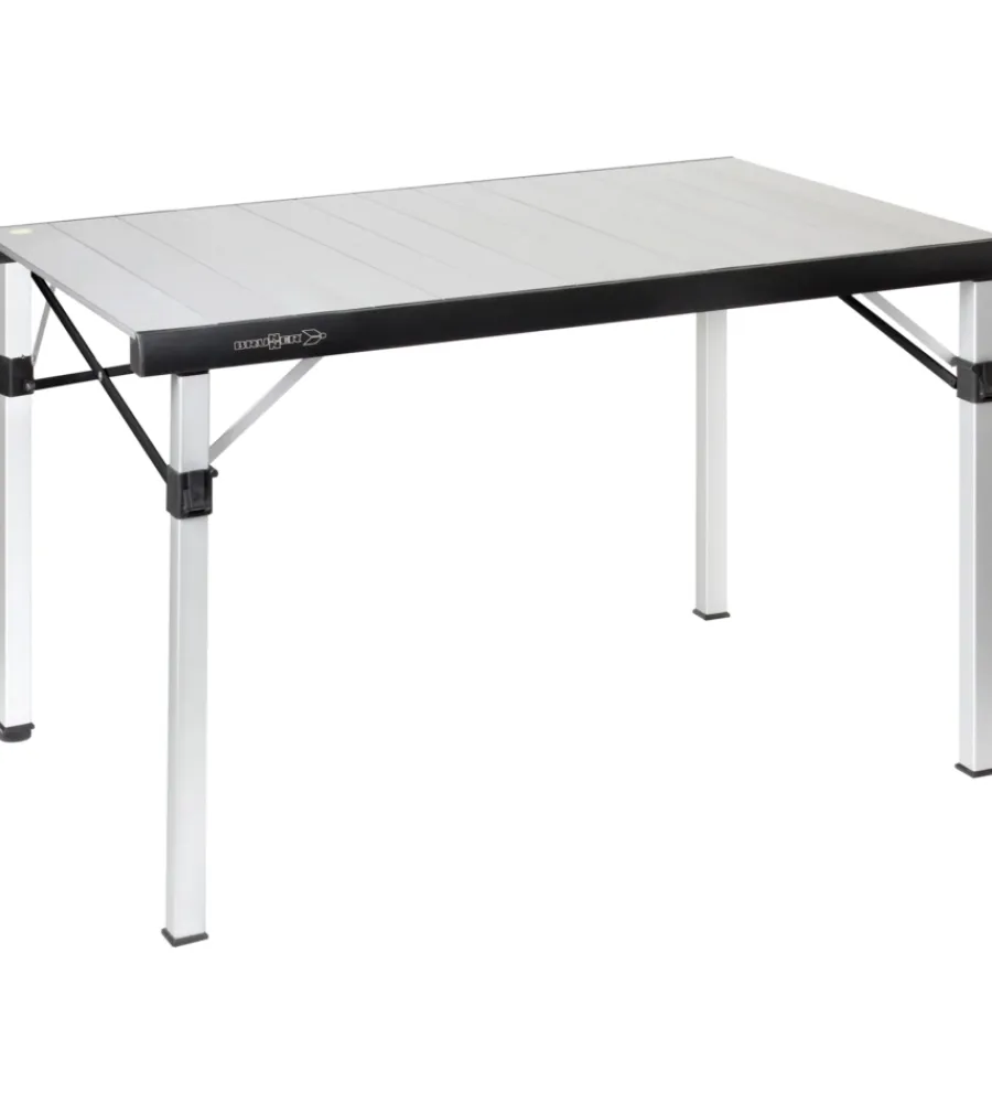 Brunner Campeggio|Tavolo pieghevole da campeggio "titanium quadra 4 ng" in alluminio 120,5x70x72 cm