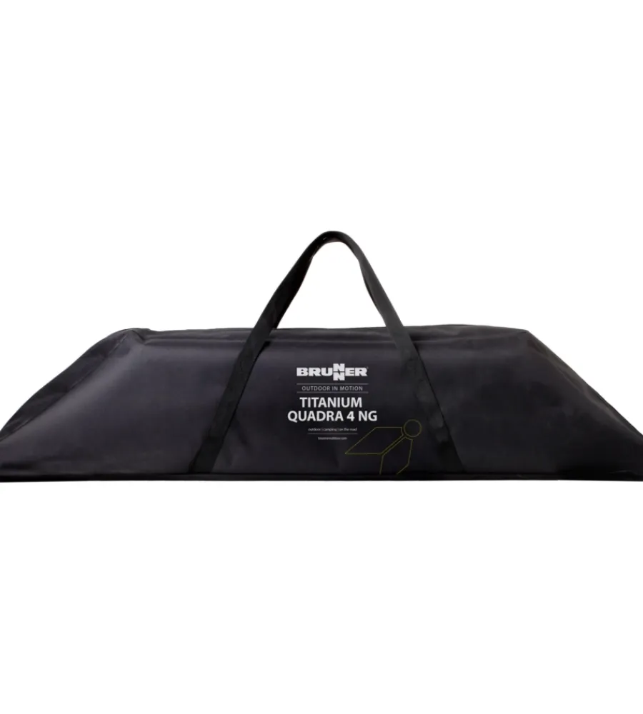 Brunner Campeggio|Tavolo pieghevole da campeggio "titanium quadra 4 ng" in alluminio 120,5x70x72 cm