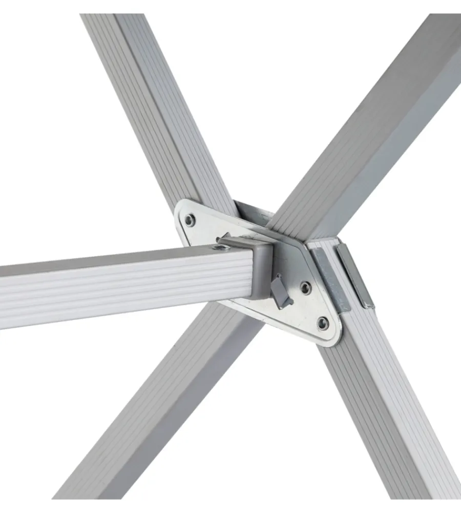 Campeggio-Brunner Tavolo pieghevole da campeggio "silver gapless level 6" in alluminio 140x81x70 cm