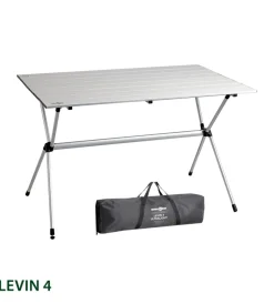 Brunner Campeggio|Tavolo pieghevole da campeggio "levin 4" in alluminio 110x67x70 cm