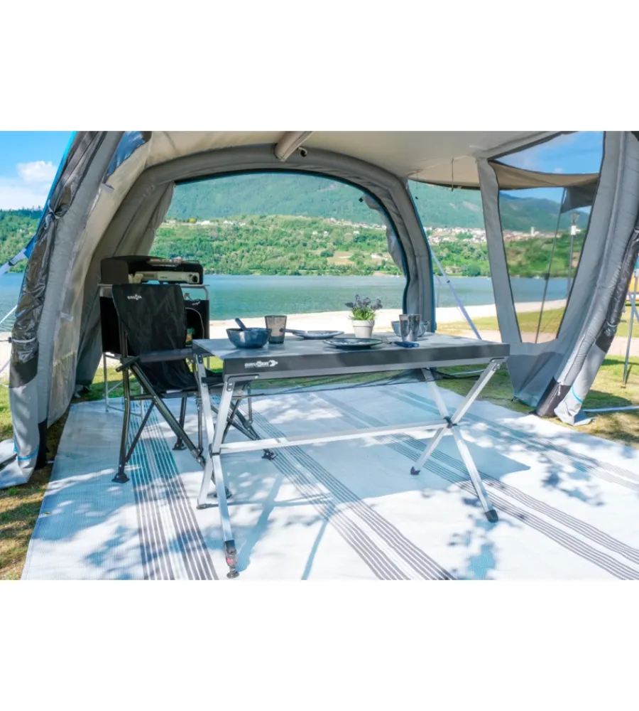 Brunner Campeggio|Tavolo pieghevole da campeggio "titanium axia 4" in alluminio 122x76x72 cm