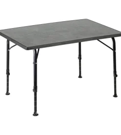 Brunner Campeggio|Tavolo pieghevole da campeggio "recreo 80" in alluminio e sevelit grigio 80x60x70 cm