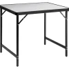 Brunner Campeggio|Tavolo pieghevole da campeggio "torun 2" in acciaio e alluminio 80x60x71 cm