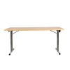 Discount Tavolo pieghevole "fold" con fusto cromato, 160x72,5x80 cm Tavoli