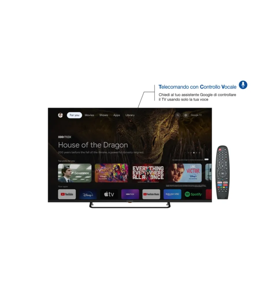 Discount Televisore frameless "hn-43ev3usg" ultra hd 4k 43" Grandi Elettrodomestici