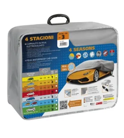 Telo copriauto in peva elettrosaldato 4 stagioni - ag-3 - cm 150x205x535  20457 Garage E Manutenzione