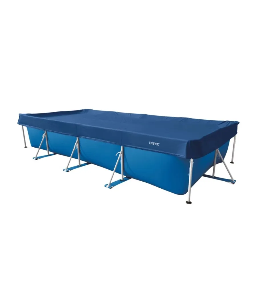 Piscine-Intex Telo di copertura per piscine fuori terra rettangolari 450x220x20 cm - cod. 28080