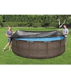 Telo di copertura per piscina fuori terra rotonda da 366 cm 
