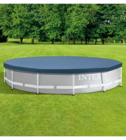 Intex Piscine|Telo di copertura rotondo per piscine specifico per modello metal e prisma frame 366x366x25 cm - cod. 28031