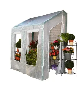 Verdemax Coltivazione E Cura|Telo di ricambio per serra lobelia in plastica trasparente 200x110x210 cm