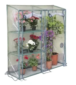 New Telo di ricambio per serra buganvillea big in plastica trasparente 143x50x155 cm Coltivazione E Cura