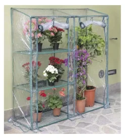 New Telo di ricambio per serra buganvillea big in plastica trasparente 143x50x155 cm Coltivazione E Cura