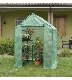 Best Telo di ricambio per serra anemone in pe rinforzato verde 140x140x195 cm Coltivazione E Cura