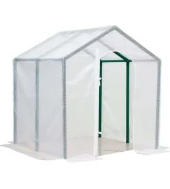 Verdemax Coltivazione E Cura|Telo di ricambio per serra violetta in pe rinforzato trasparente 200x200x220 cm