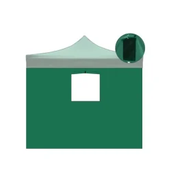 Discount Telo laterale con finestra per gazebo riviera in tessuto impermeabile e anti uv verde 3x3 m Coperture Per Esterno E Accessori