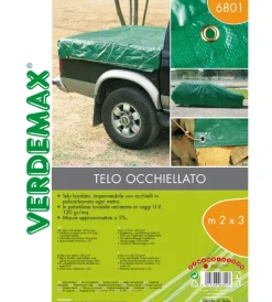 Verdemax Attrezzatura Giardinaggio|Telo occhiellato 120gr 2x3m