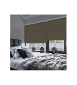 Tessile D'Arredo|Tenda a roll up tortora opaco, 140x250 cm