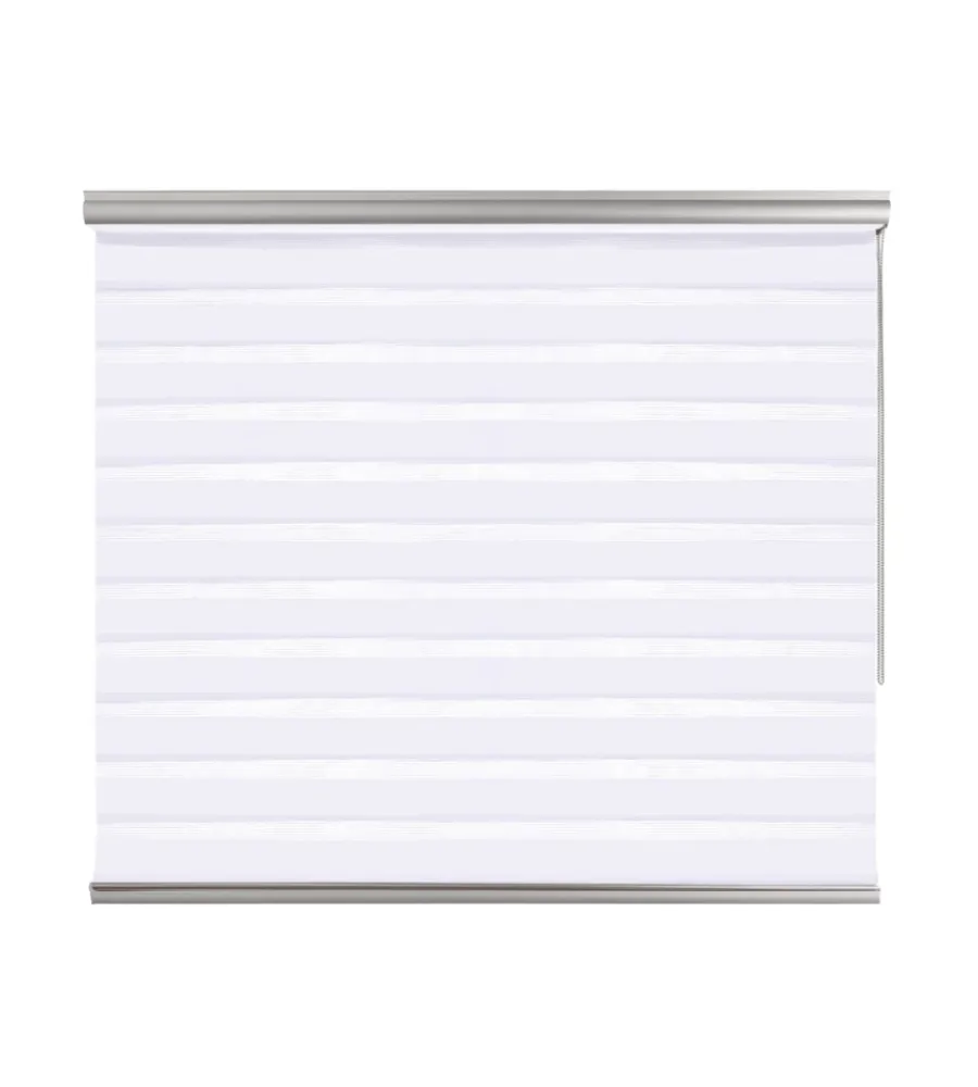 Tessile D'Arredo- Tenda a rullo doppia "platinum" bianco, 200x250 cm