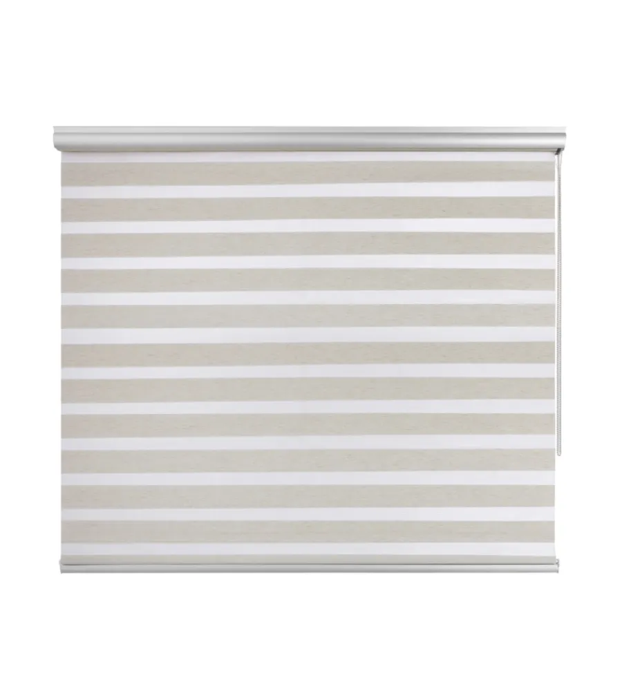 Tessile D'Arredo- Tenda a rullo doppia "platinum" lino, 160x250 cm