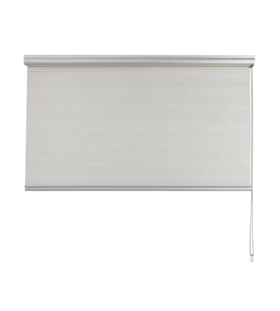 Tessile D'Arredo- Tenda a rullo doppia "platinum" lino, 160x250 cm