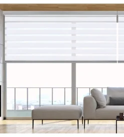 Best Tenda a rullo doppia "platinum" bianco, 140x250 cm Tessile D'Arredo