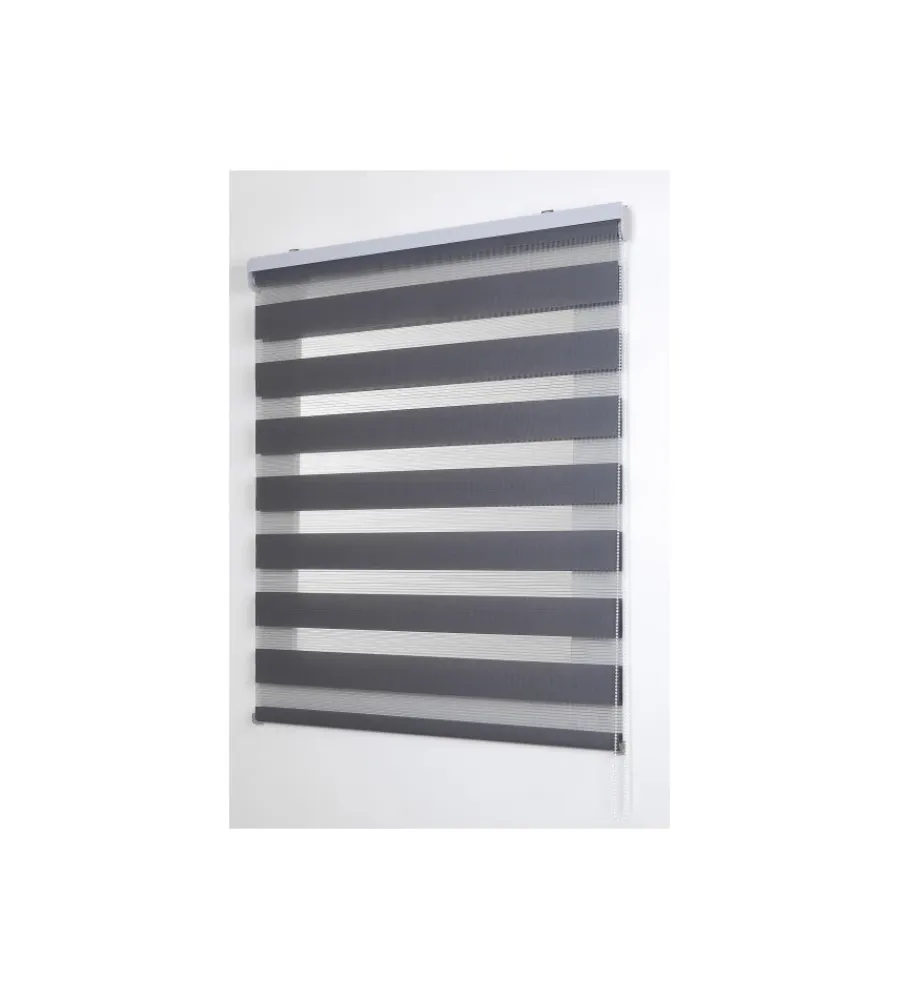 Tessile D'Arredo- Tenda a rullo "duolux" argento, 140x180 cm