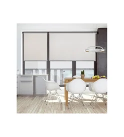 Tessile D'Arredo|Tenda a rullo effetto lino, 120x180 cm