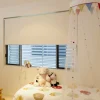 Tessile D'Arredo- Tenda a rullo roll-up oscurante avorio, 160x180 cm