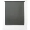 Tessile D'Arredo|Tenda a rullo roll-up  oscurante grigio grafito, 140x250 cm