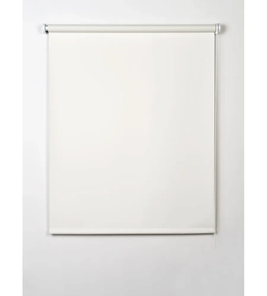 Tessile D'Arredo- Tenda a rullo roll-up oscurante avorio, 120x180 cm