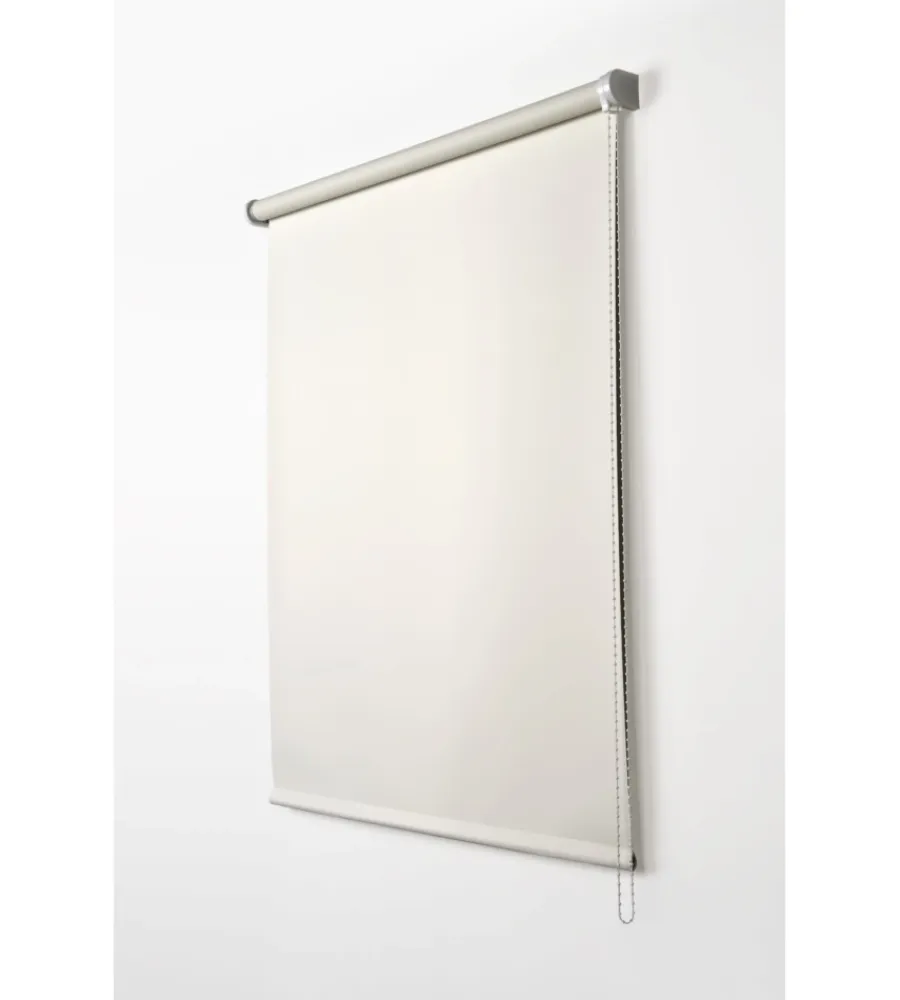 Tessile D'Arredo- Tenda a rullo roll-up oscurante avorio, 120x180 cm