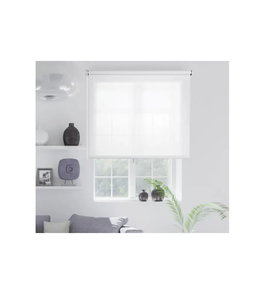 Tessile D'Arredo- Tenda a rullo "screen" bianco, 45x180 cm