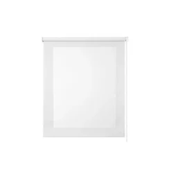 Tessile D'Arredo|Tenda a rullo "screen" bianco, 120x250 cm
