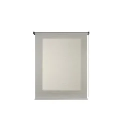 Tessile D'Arredo- Tenda a rullo semifiltrante lino grigio, 140x250 cm