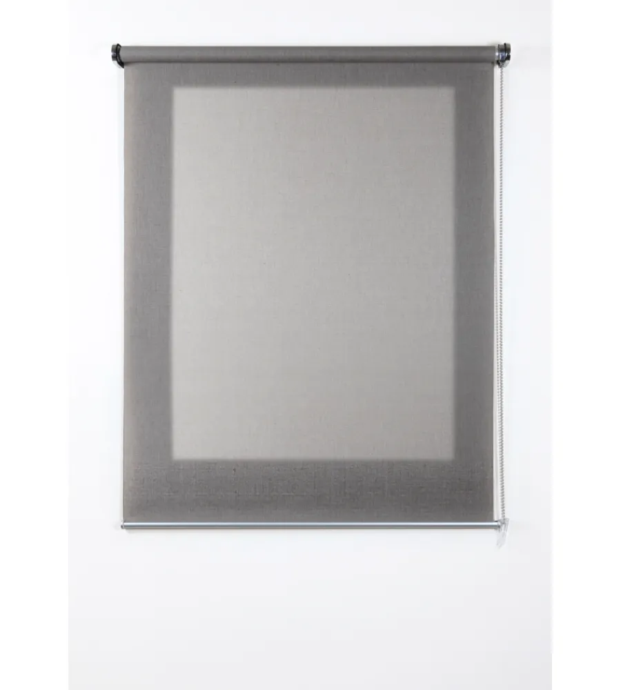 Tessile D'Arredo- Tenda a rullo semifiltrante roccia 140x250 cm