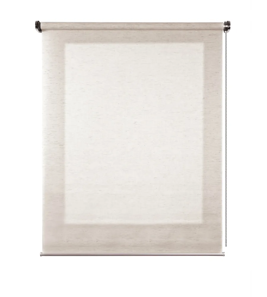 Tessile D'Arredo- Tenda a rullo semifiltrante lino, 120x250 cm