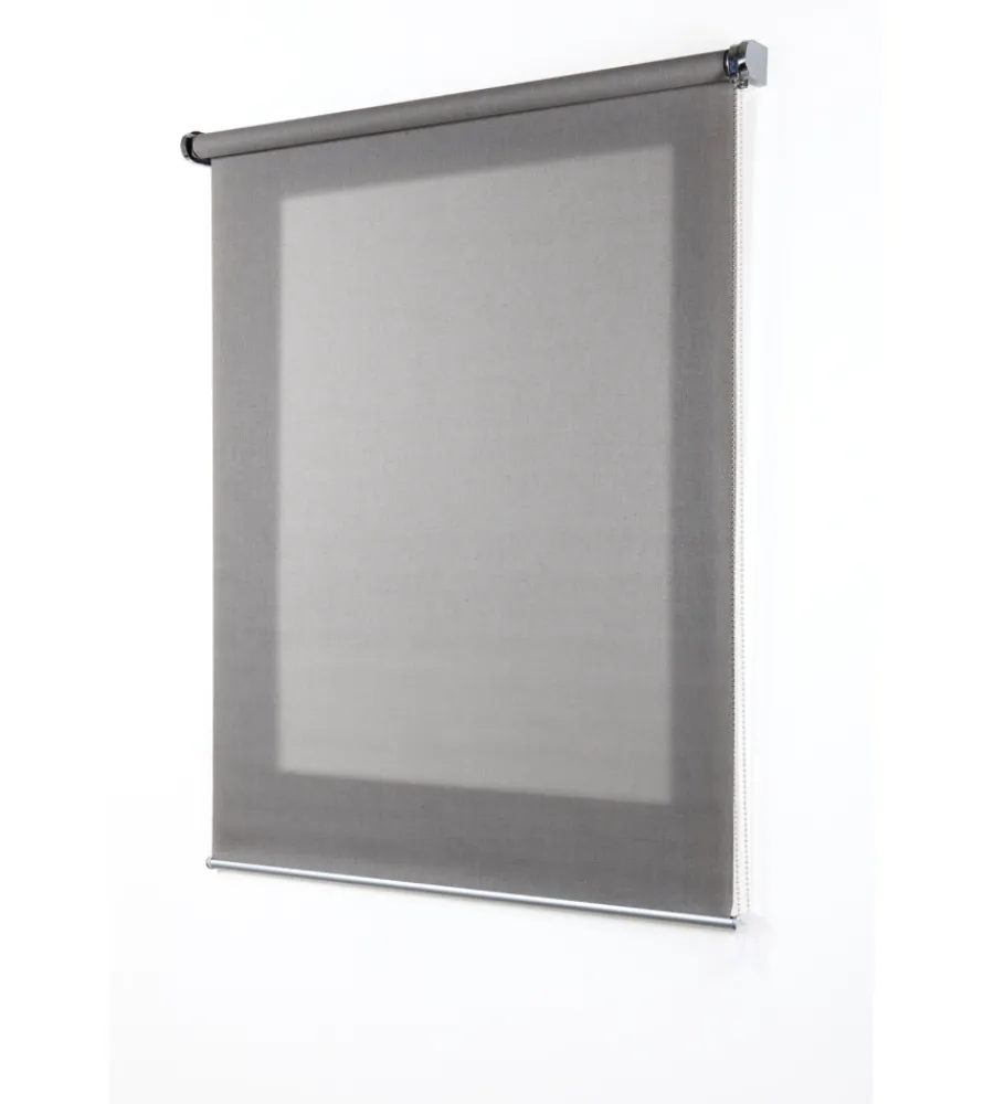 Tessile D'Arredo- Tenda a rullo semifiltrante roccia 80x250 cm