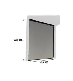 Sale Tenda accessoria con binario per pergola bioclimatica da esterno 
